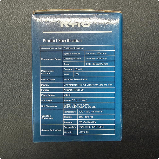 RA8 DBP-13C2 Automatic Arm Blood Pressure Monitor